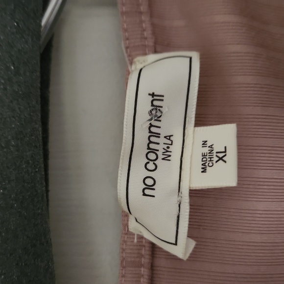 NO COMMENT Tie Front Top - Picture 4 of 8